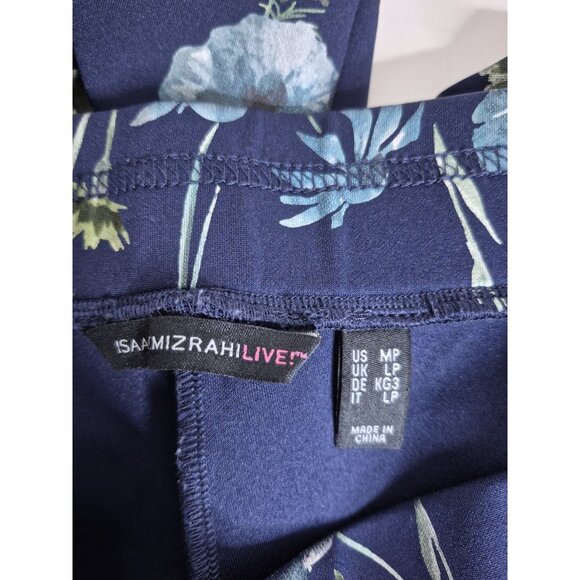Isaac Mizrahi New York Floral High-Waisted Bootcut Pants Women's Size M Petite - Picture 7 of 8